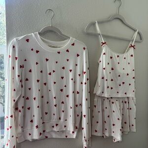 NWT Z Supply Heart Print Lounge Set